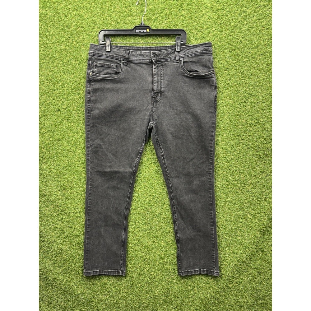 The Perfect Jean NYC Jeans Mens 38x28 Black Stretch Slim Fit Goth Grunge